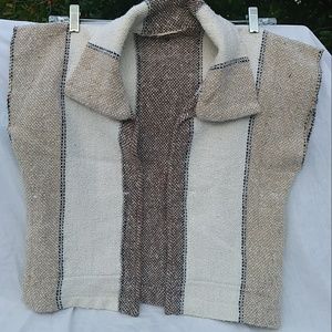 MEN GOOD BAD UGLY VEST CREAM BROWN STRIPES